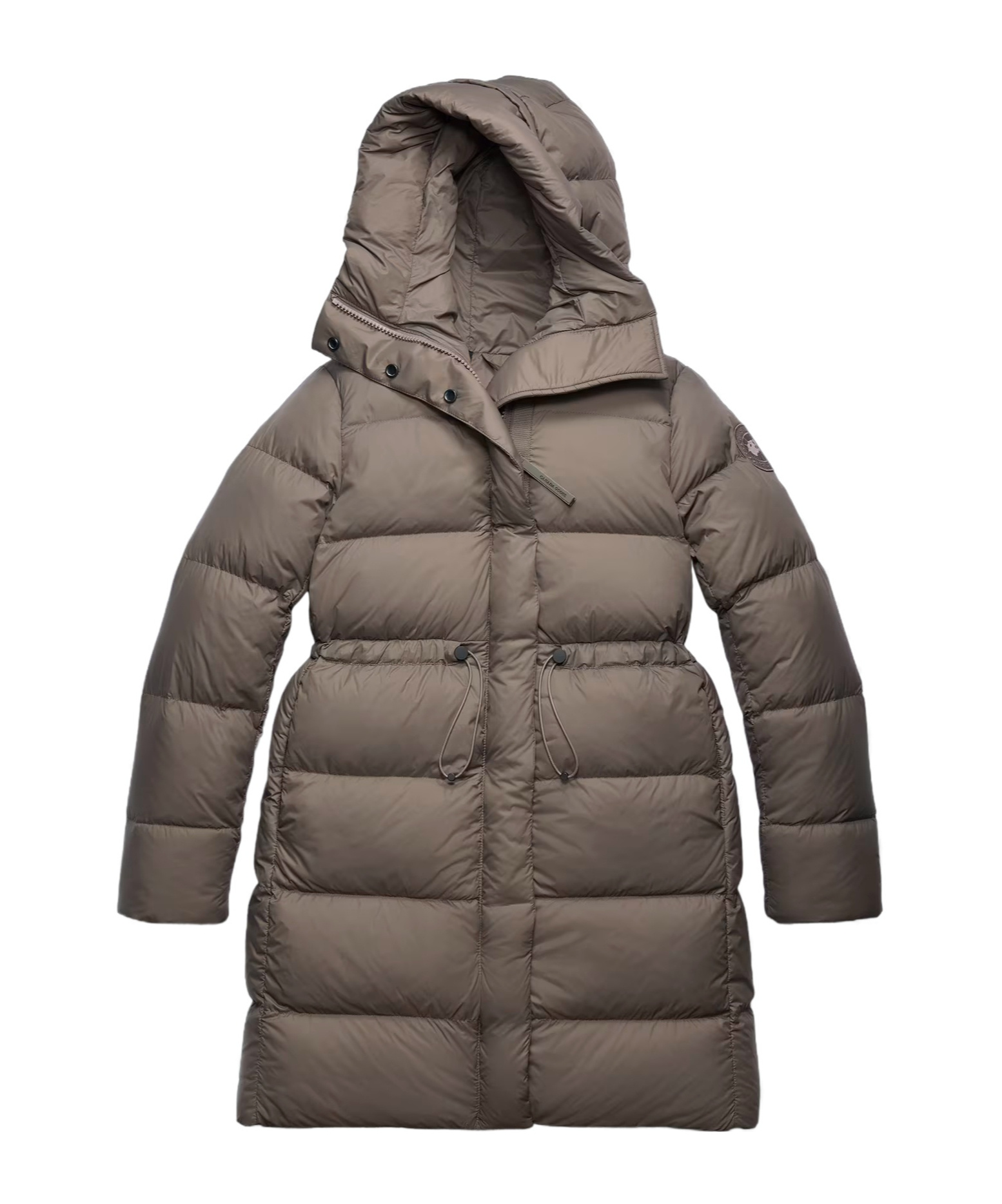 Canada Goose Montgomery Coat Tonal Label In Brown