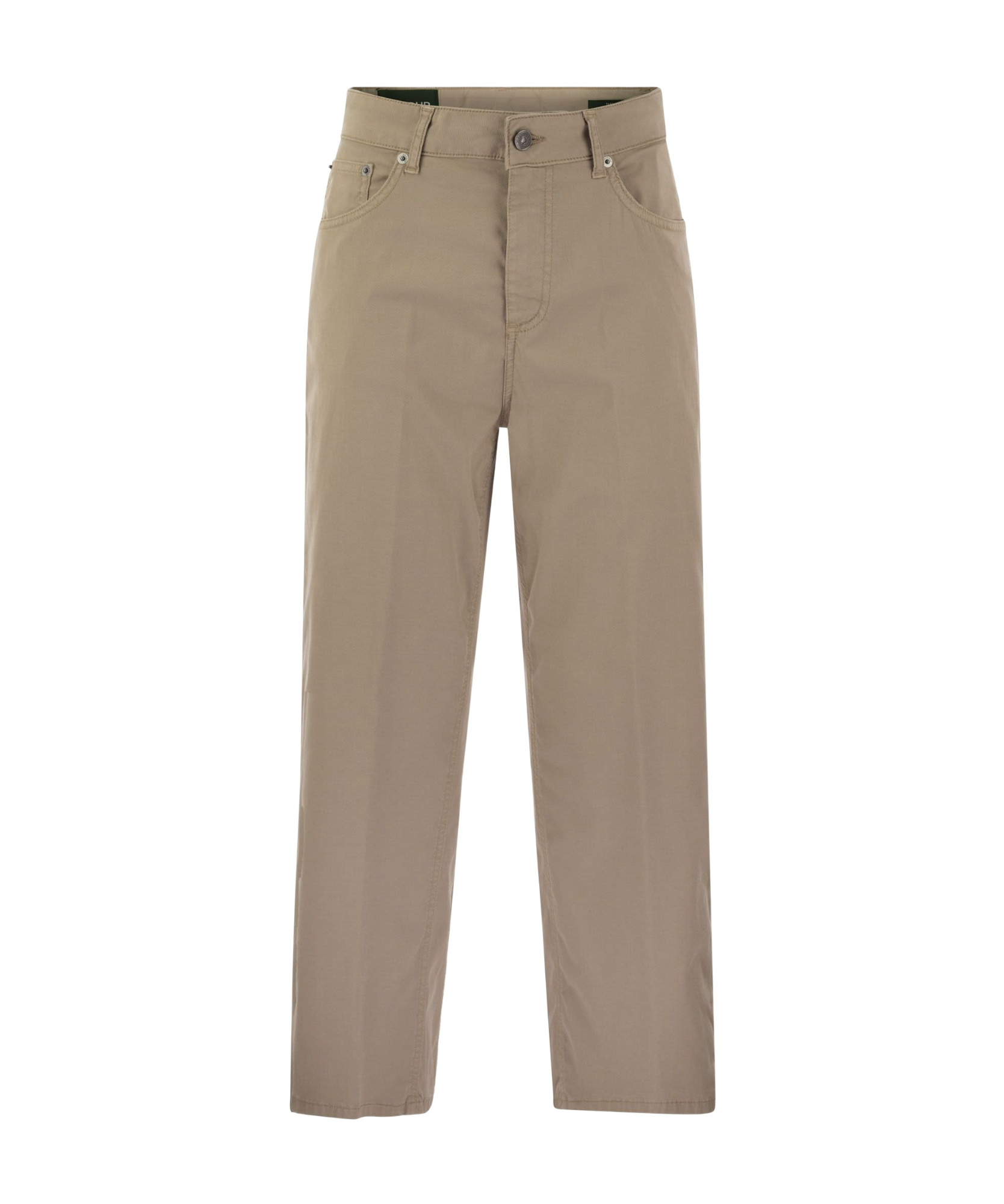 Dondup Belt Loop Belt Casual Pants In Brown