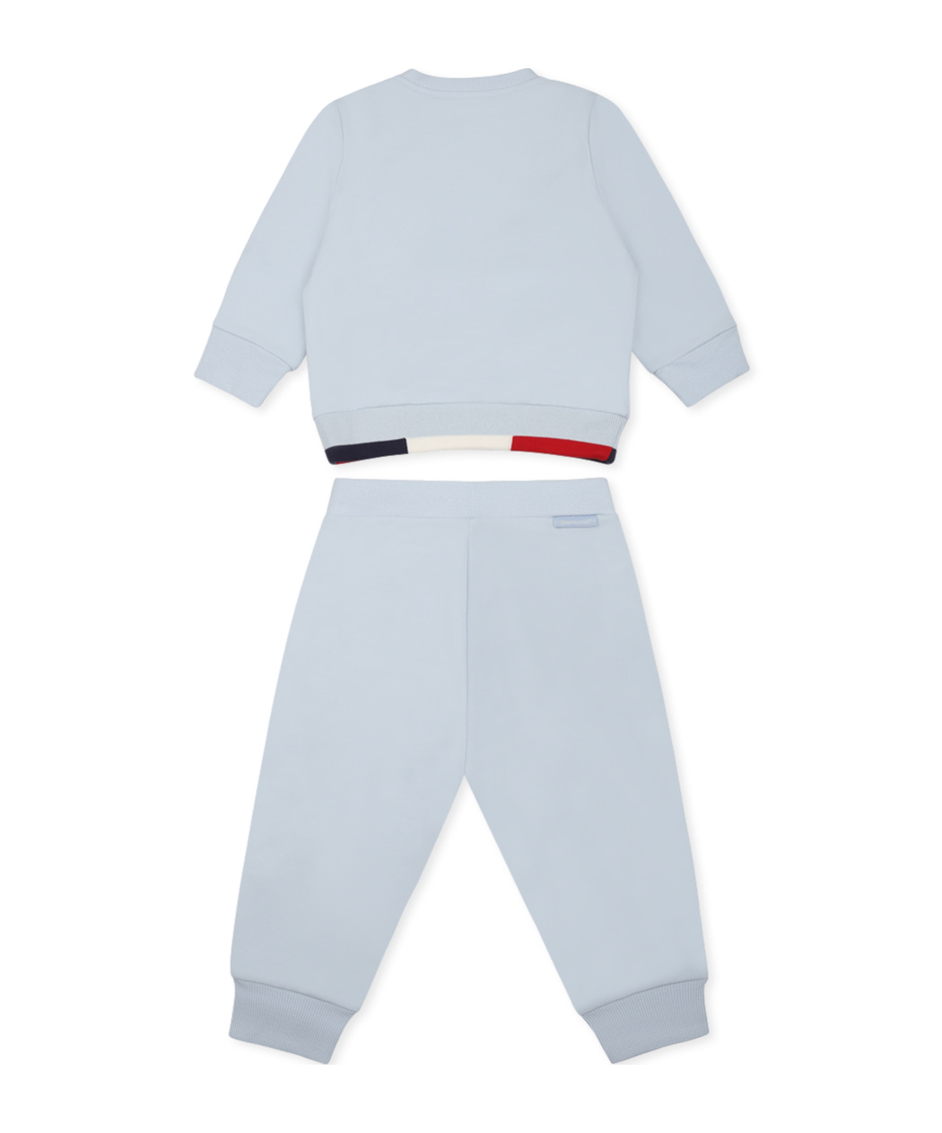 Moncler Enfant Tricolor Trimmed Tracksuit Set In Blue