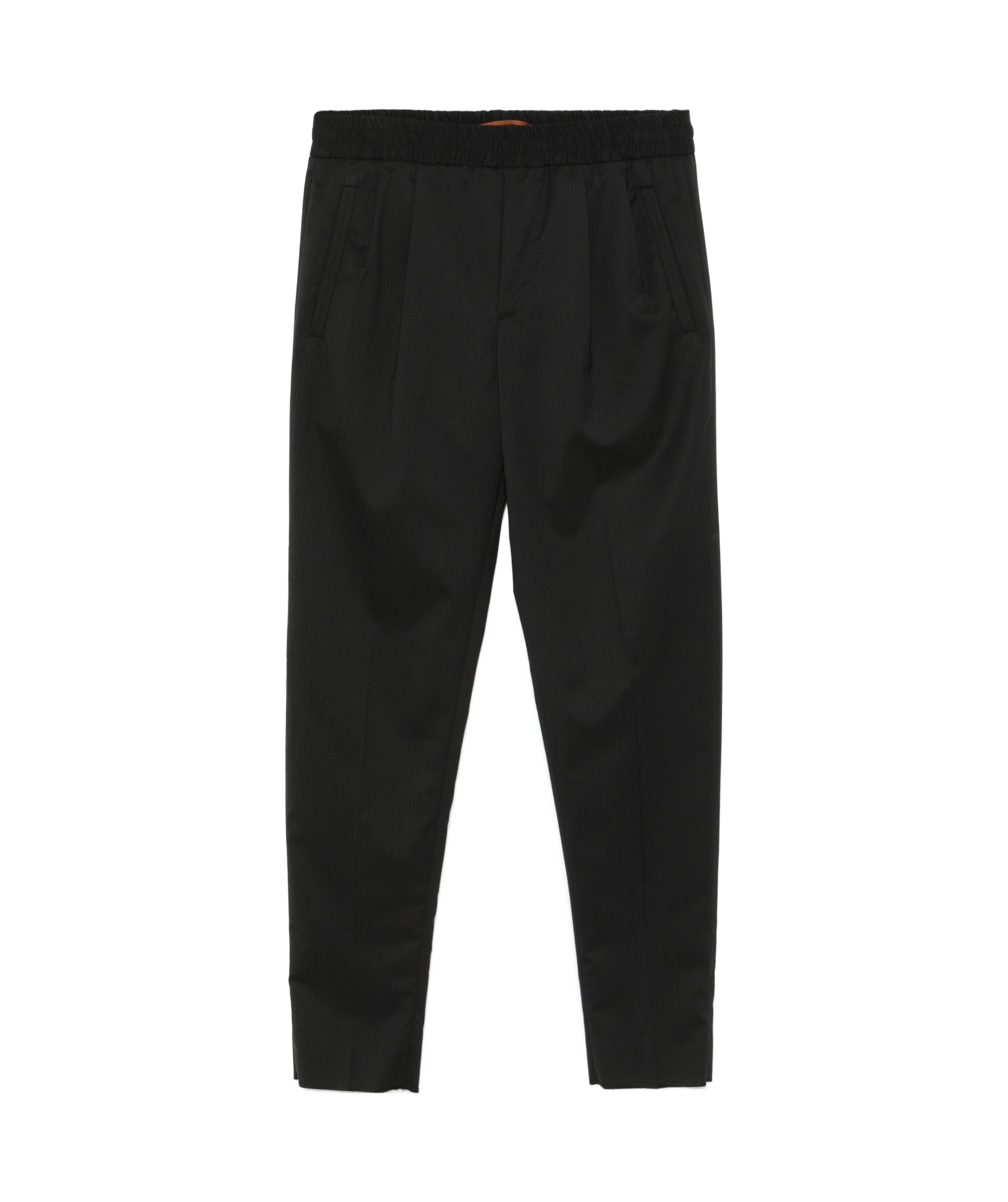Zegna Tapered Track Pants In Black