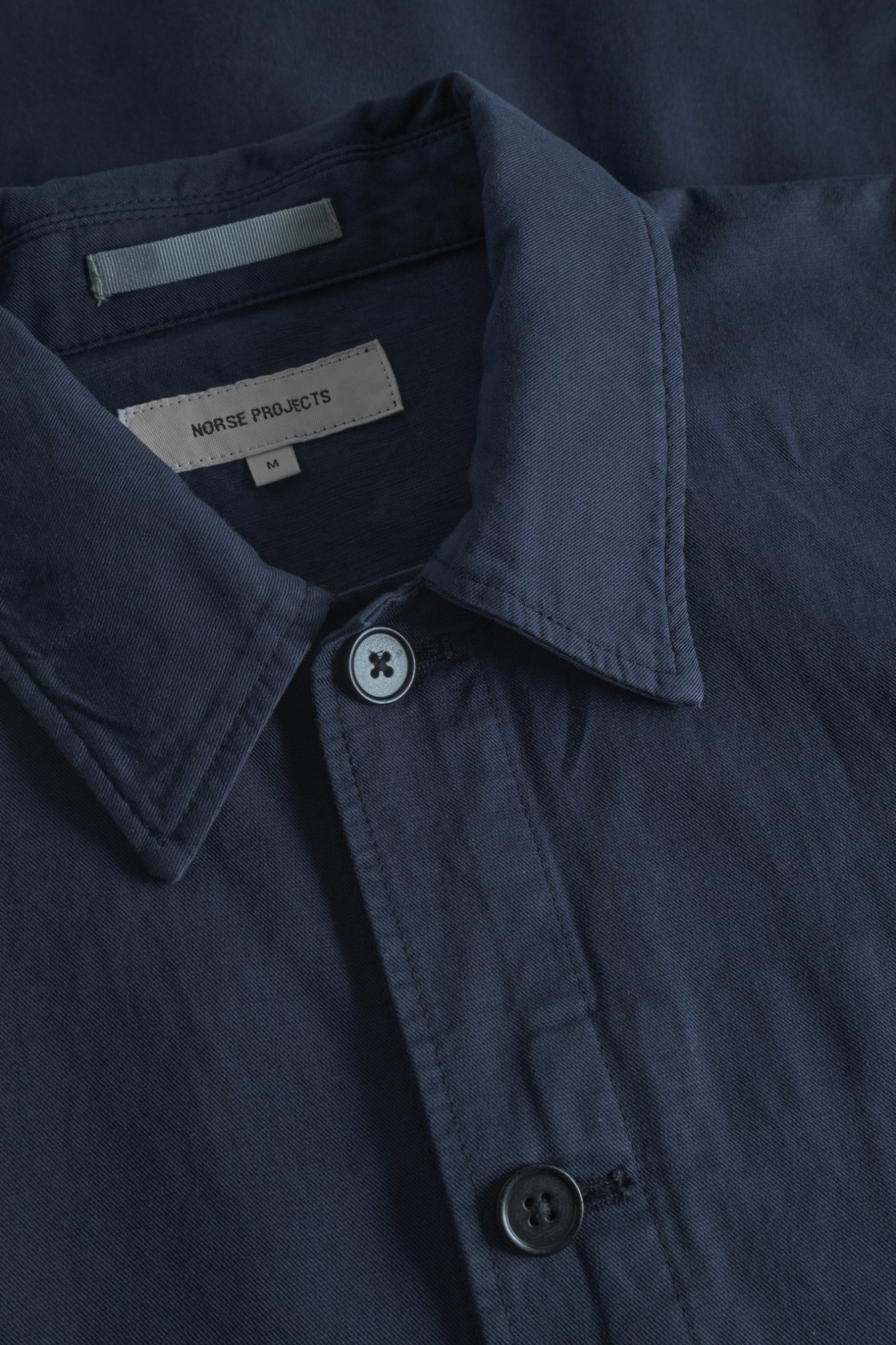 Norse Projects Long-sleeved Casual Jacket In Blue