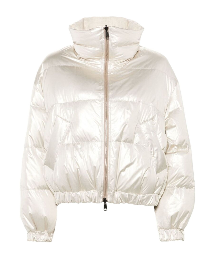 BRUNELLO CUCINELLI IRIDESCENT-EFFECT DOWN JACKET