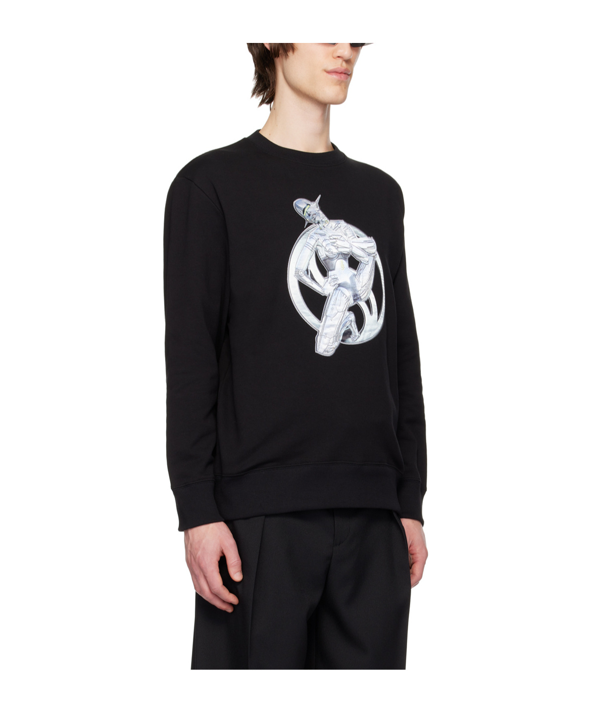 Stella Mccartney Pattern Decorated Sweater In Black