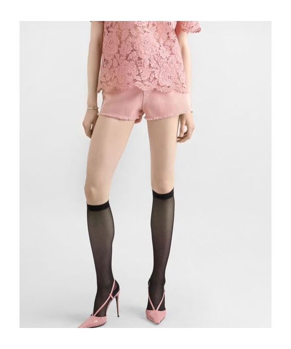 Dolce & Gabbana Five-pocket Denim Shorts In Pink