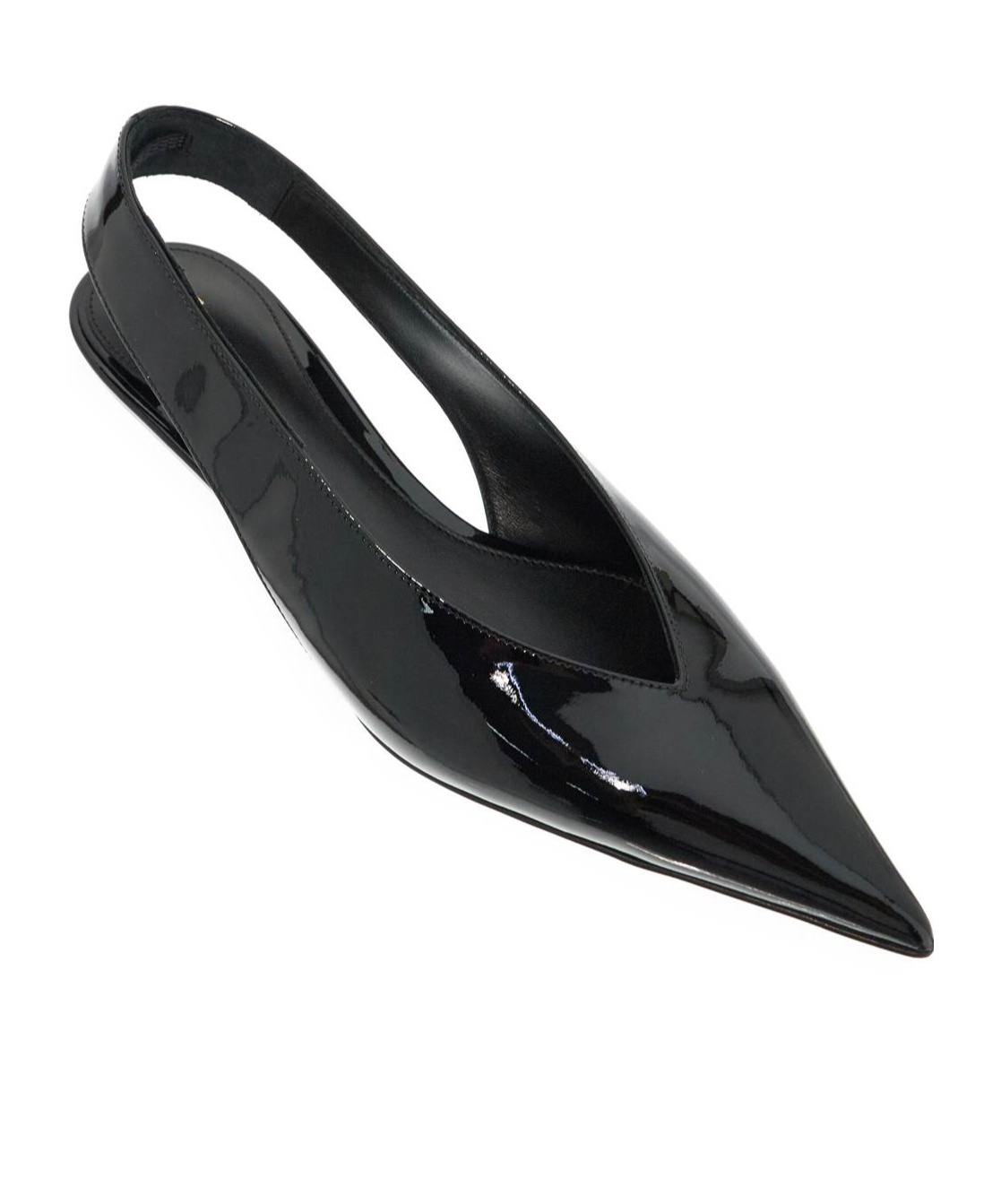 Totême The Suede Wedge-heel Slingback Black In Black