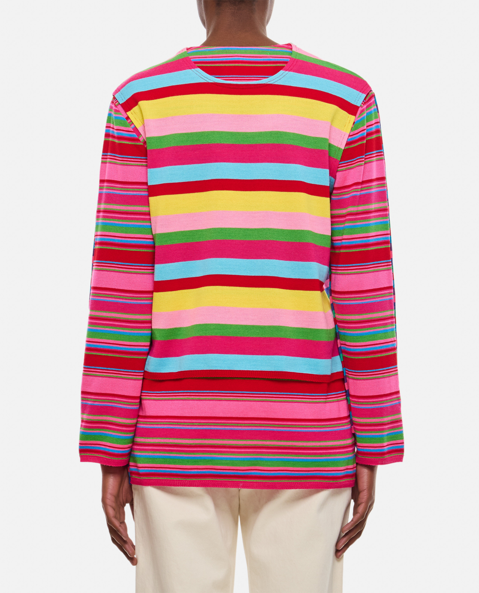 COMME DES GARÇONS COMME DES GARÇONS STRIPED CREWNECK JUMPER