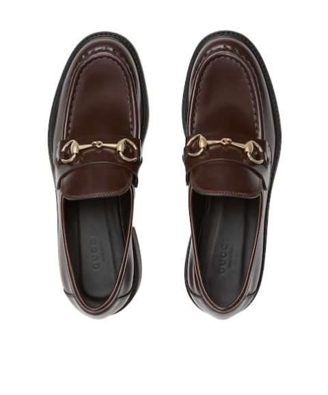 Gucci Women Moccasin With Clamp In Brown