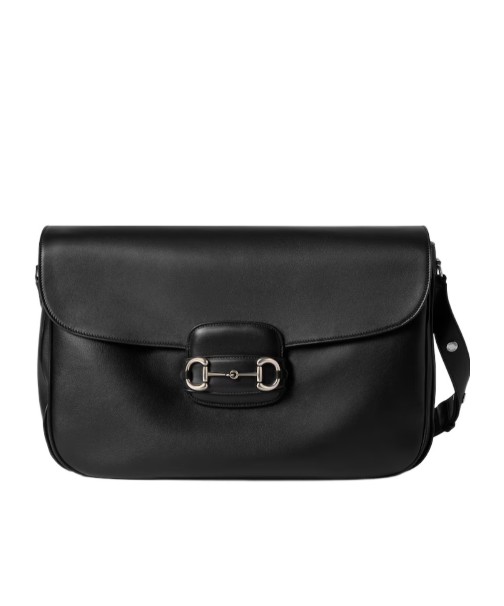 Gucci Horsebit 1955 Aura Large Crossbody Bag In Black