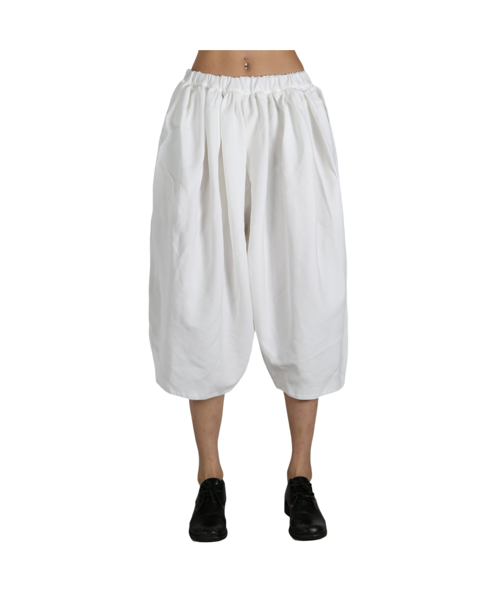COMME DES GARÇONS ELASTICATED-WAISTBAND SHORTS