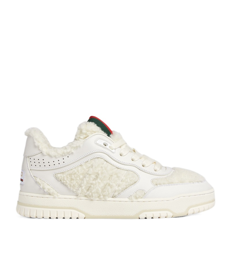 Shop Gucci Women's Re-web Sneaker In White