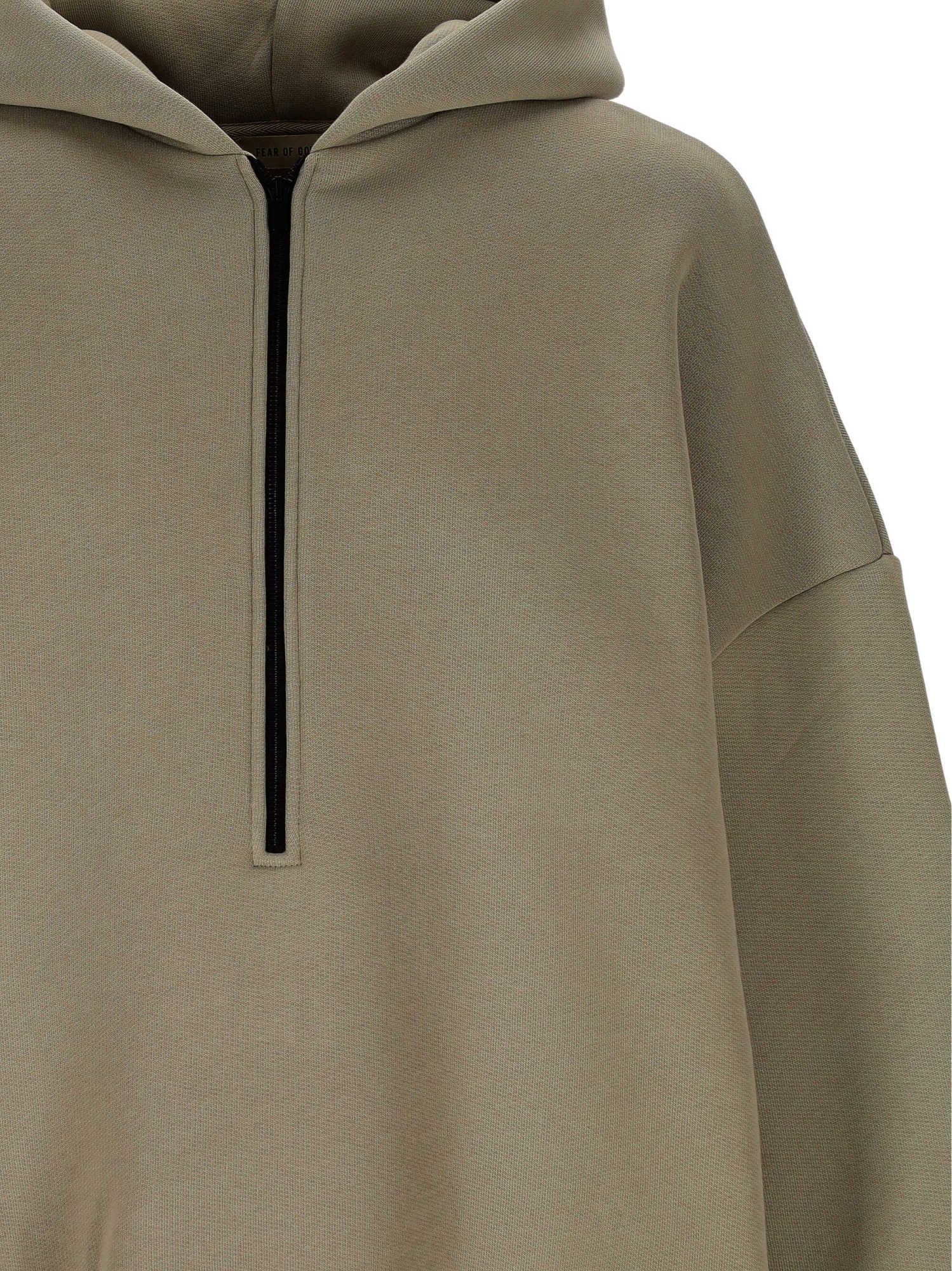 Fear Of God Zip-up Hoodie In Gray