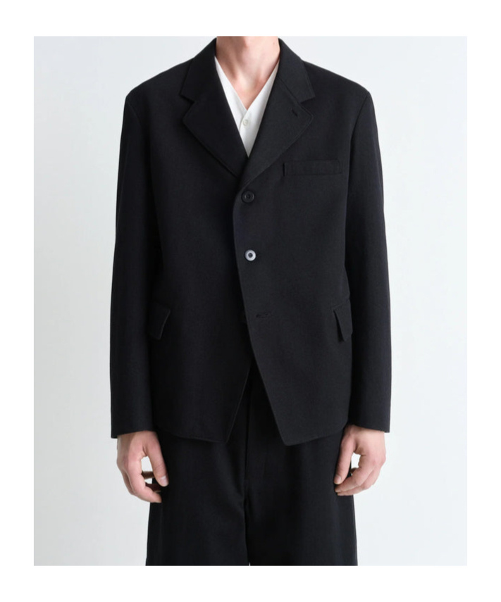 Lemaire Single-breasted Blazer In Black