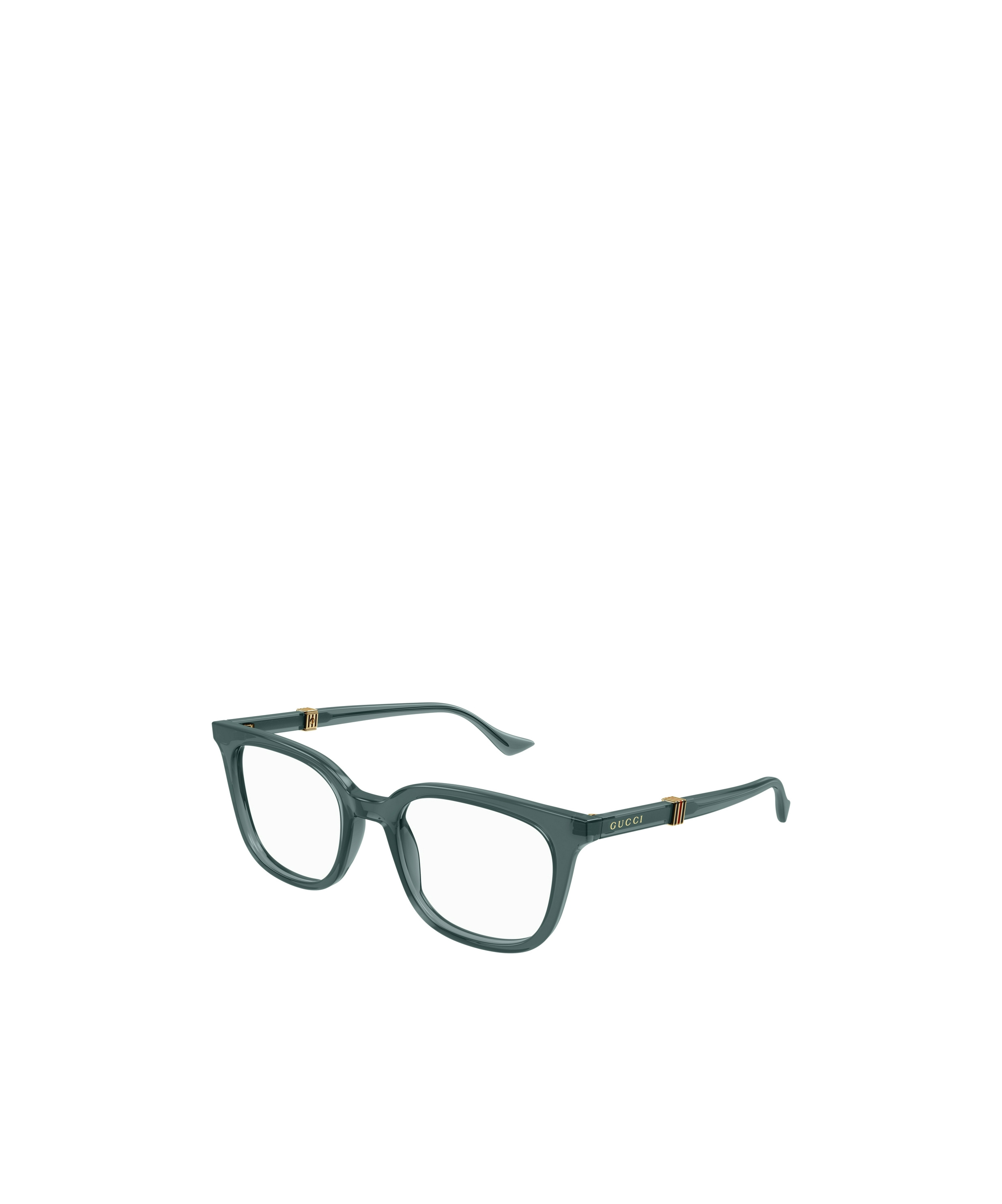 Gucci Eyewear Square Frame Glasses In Green