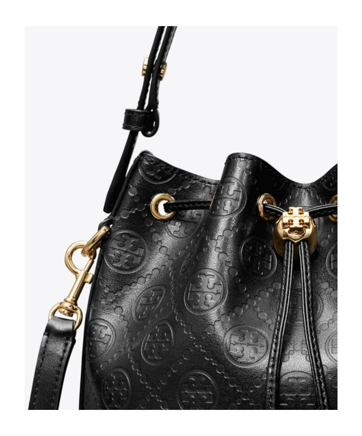 TORY BURCH TORY BURCH T MONOGRAM BUCKET BAG 