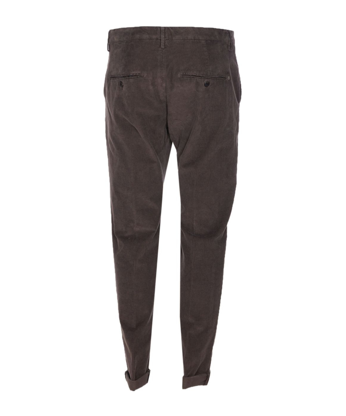Dondup Brown Corduroy Jeans With Tailored Fit In Brown