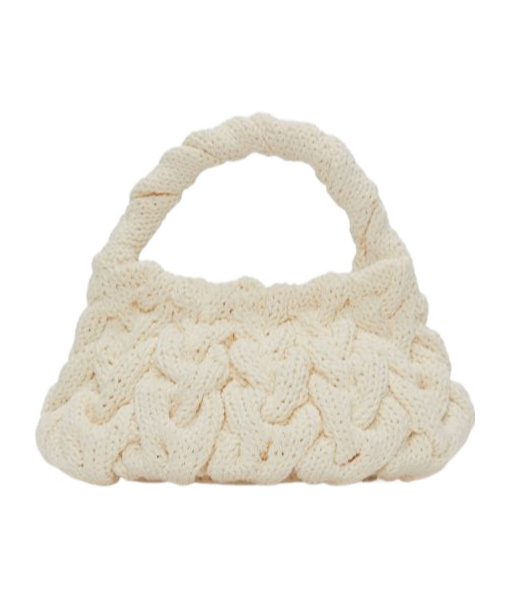 Jw Anderson J. W. Anderson Cable Knit Bag In Nude