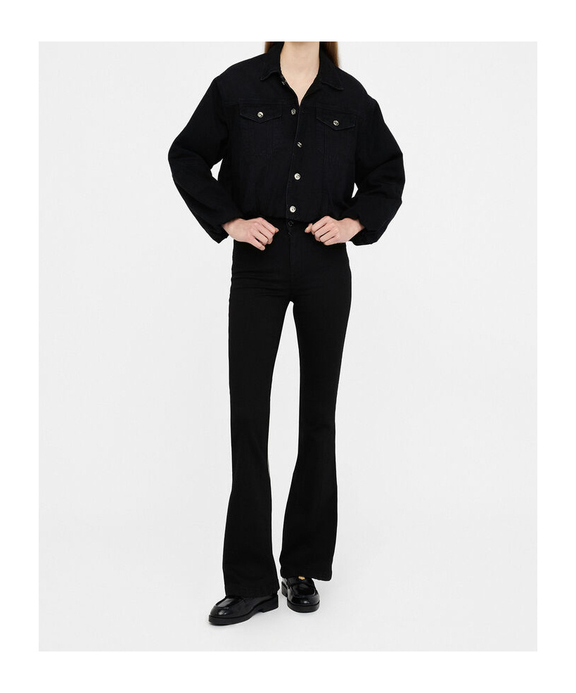 Liu •jo Liu Jo Denim Jacket In Black