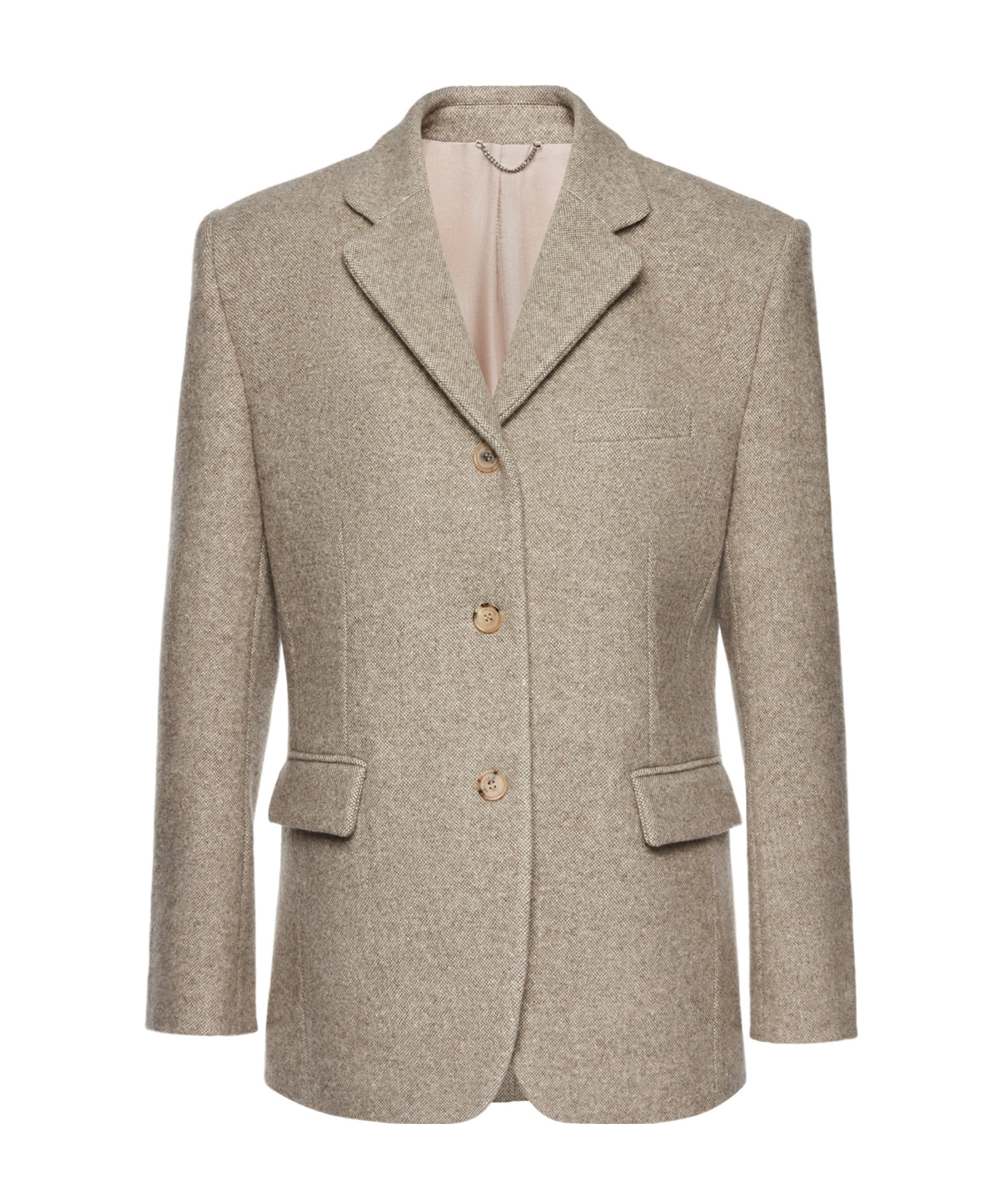 Magda Butrym Long-sleeved Suit Coat In Gray