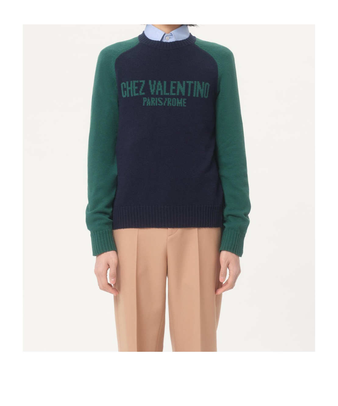 Valentino Garavani  Garavani 'chez ' Jersey In Black