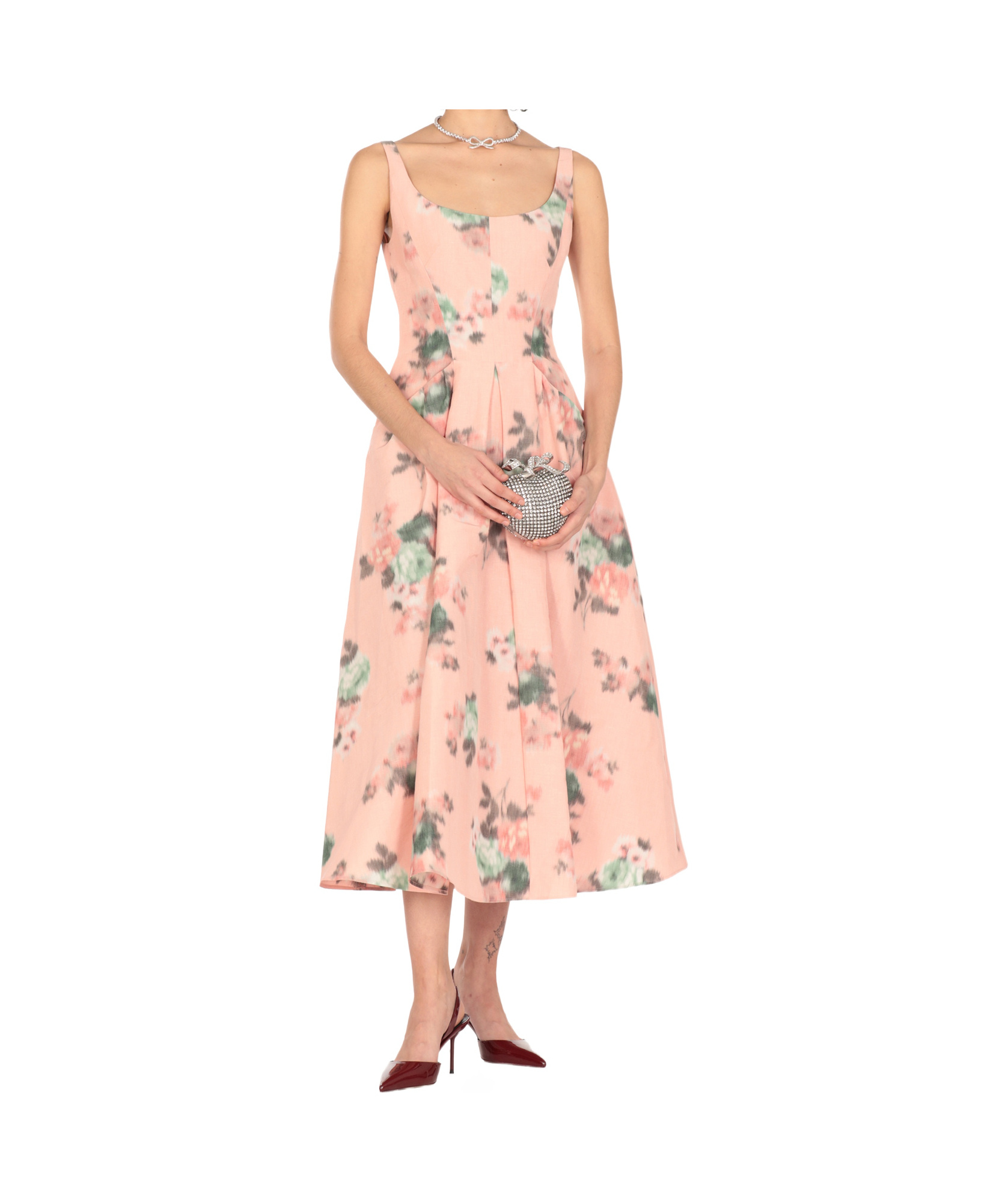 Shop Philosophy Di Lorenzo Serafini Sleeveless Dress In Nude