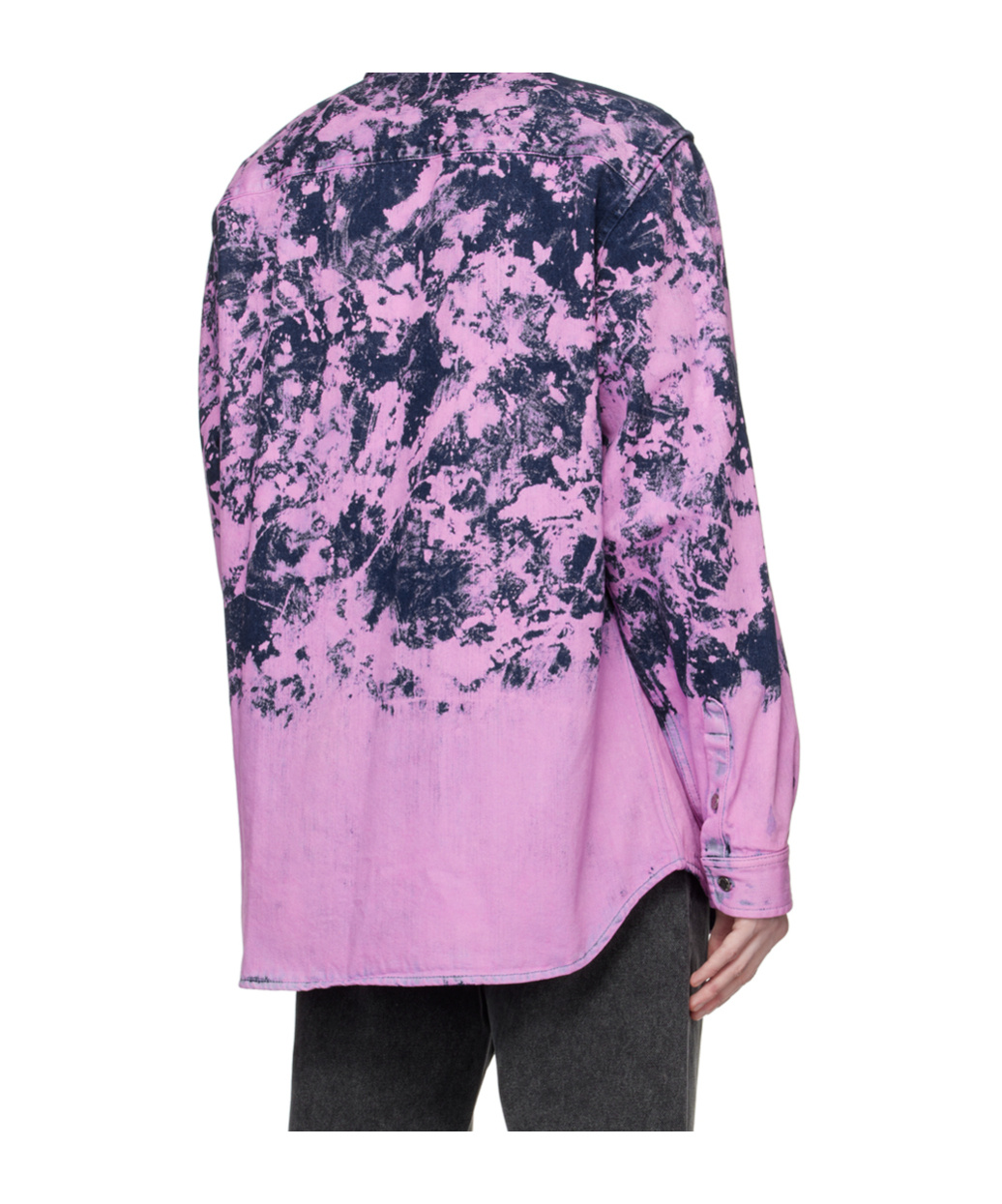 Darkpark Printed Button-down Shirt In Purple