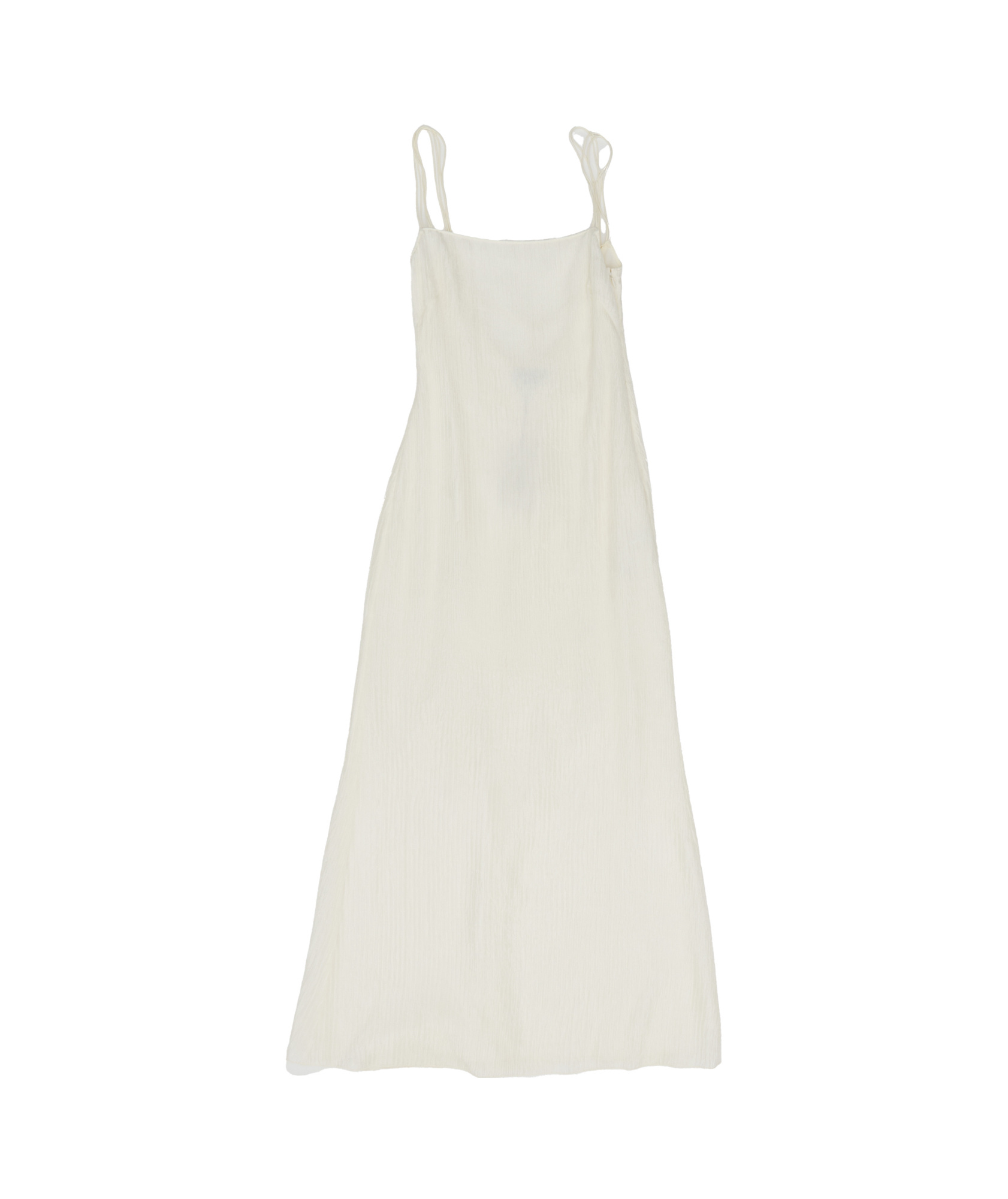 Gabriela Hearst Avebury Double Plissé Midi Slip Dress In White