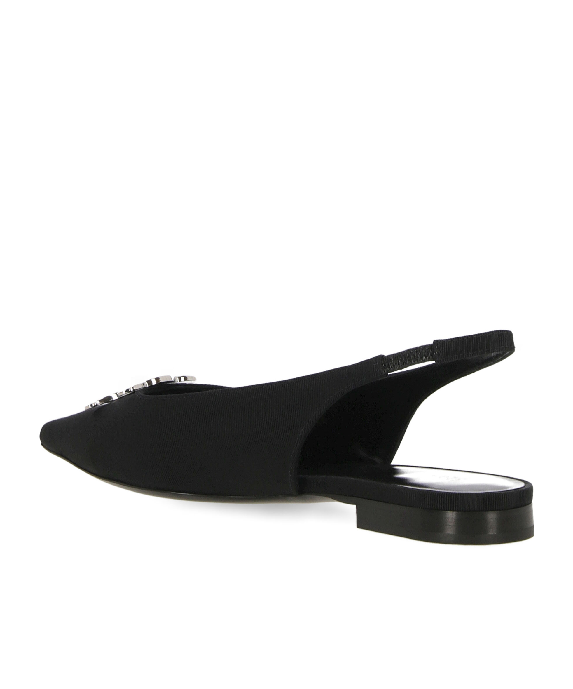 Celine Open-heeled Flats In Black