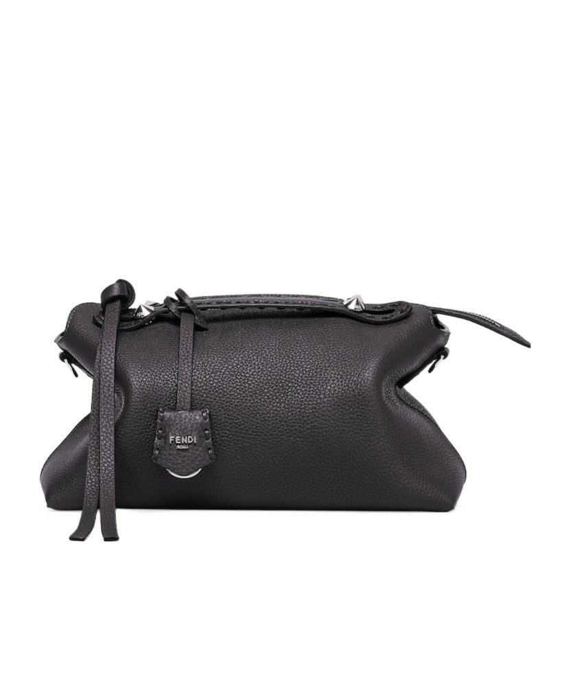 Fendi By The Way Selleria Medium Shoulder Bag In Black