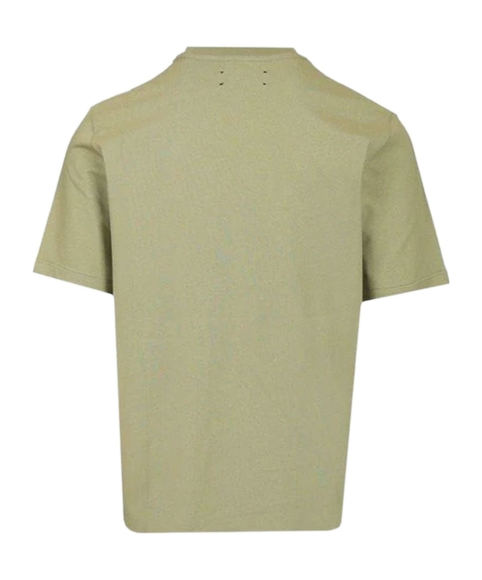 Amiri Stencil Crewneck Short Sleeves T-shirt In Green