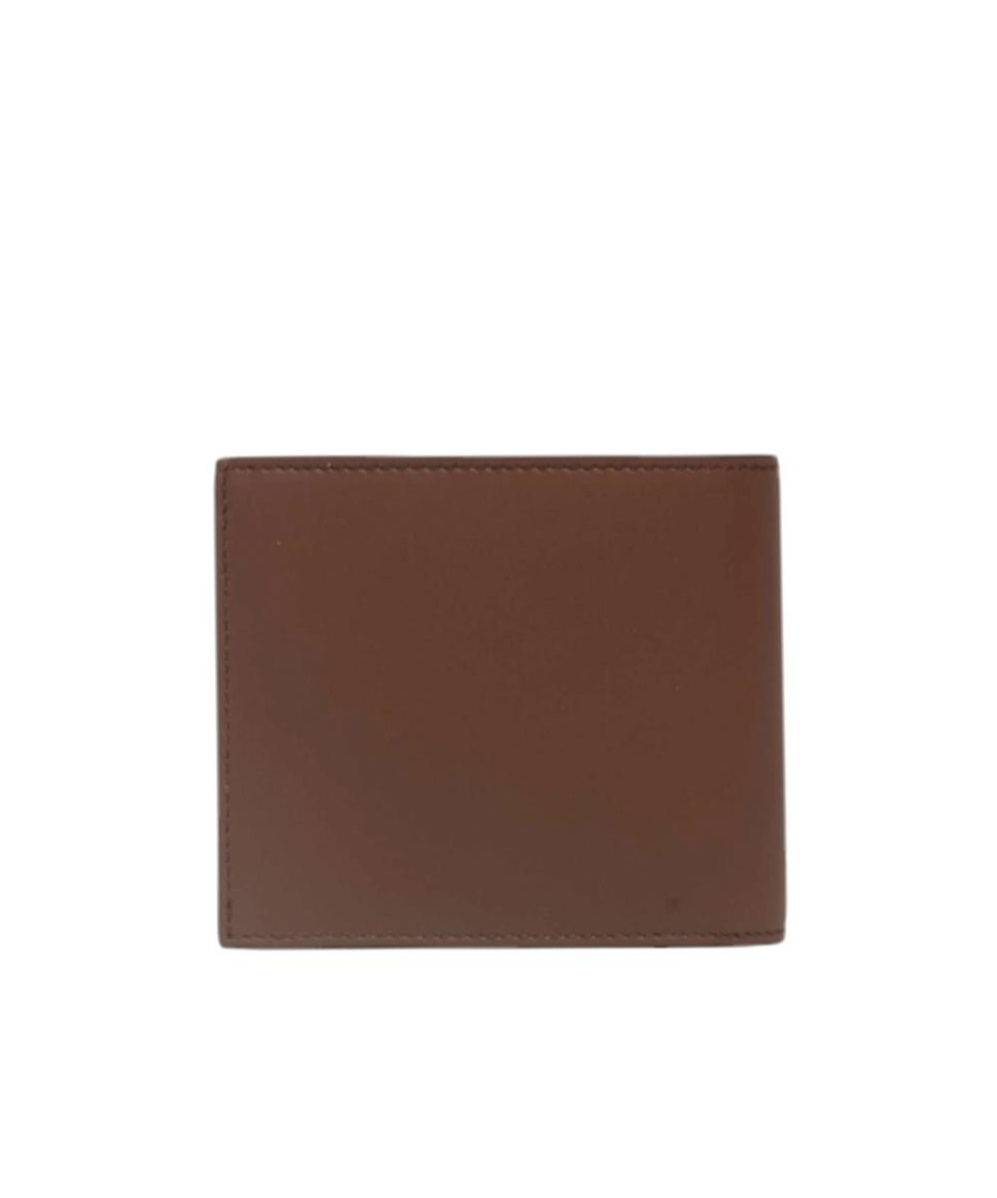 Bally Logo Patch Wallet In Red