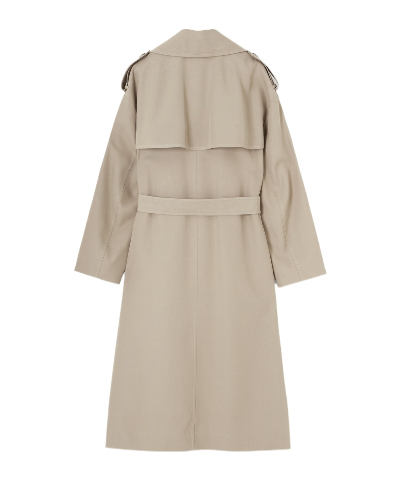 Loro Piana Double-breasted Trench Coat In Gray