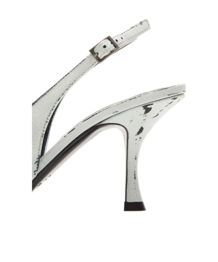 Acne Studios Pointed High-heeled Sandals In White