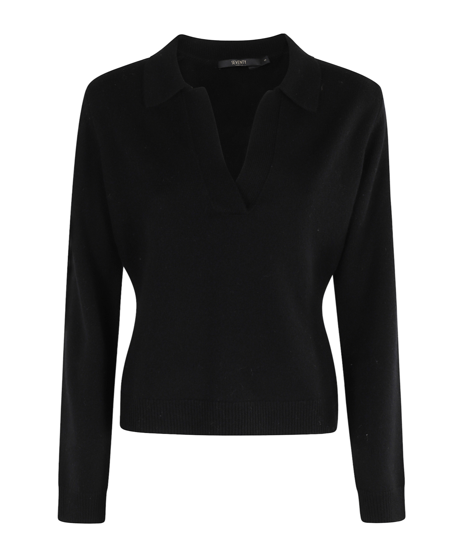 Seventy Knit Sweater In Black