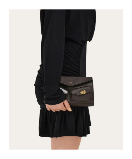 Ferragamo Multipocket Mini Bag In Black