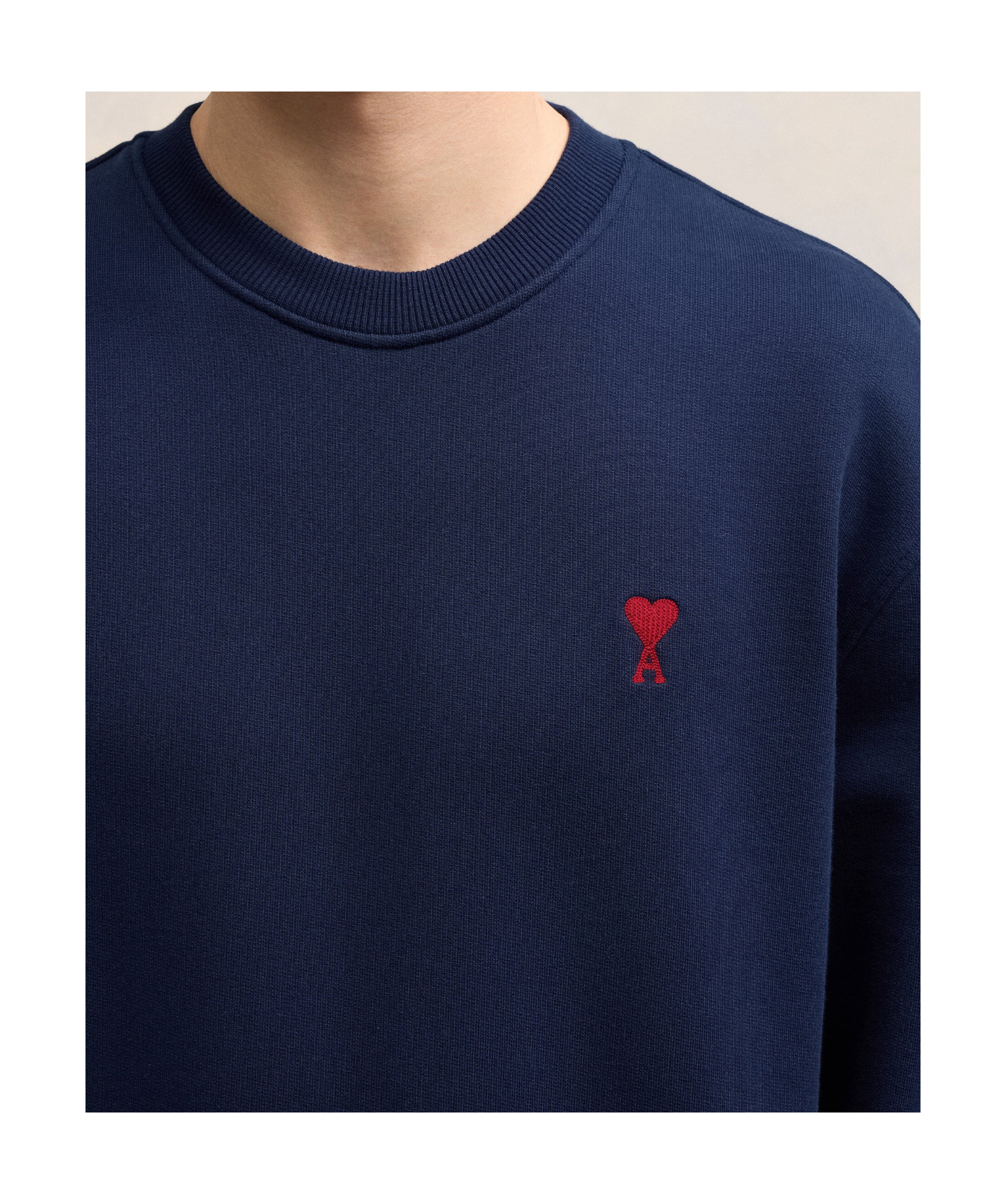 Ami Alexandre Mattiussi Long-sleeved Sweater In Black