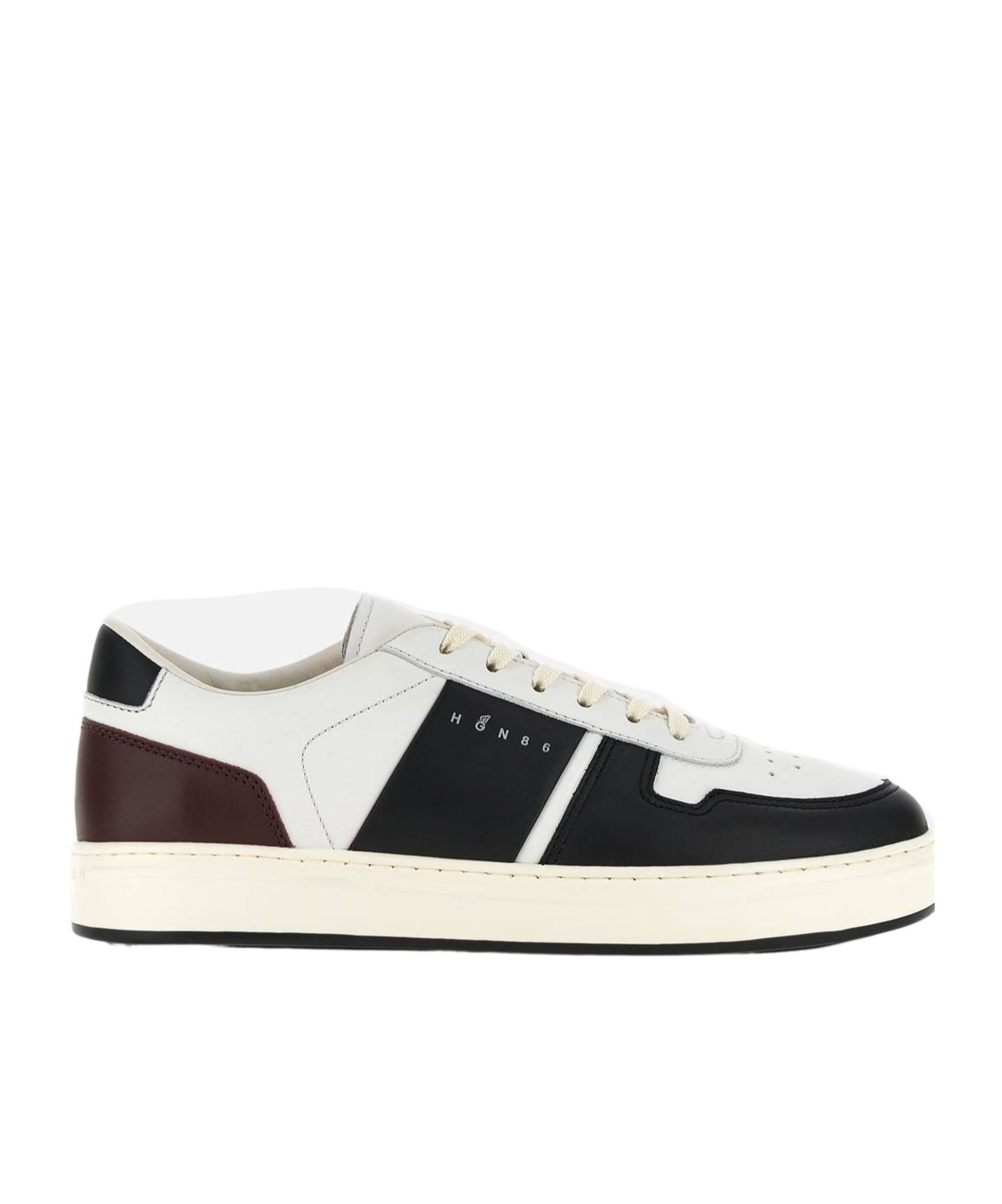 Hogan H668 Low-top Leather Sneakers In White