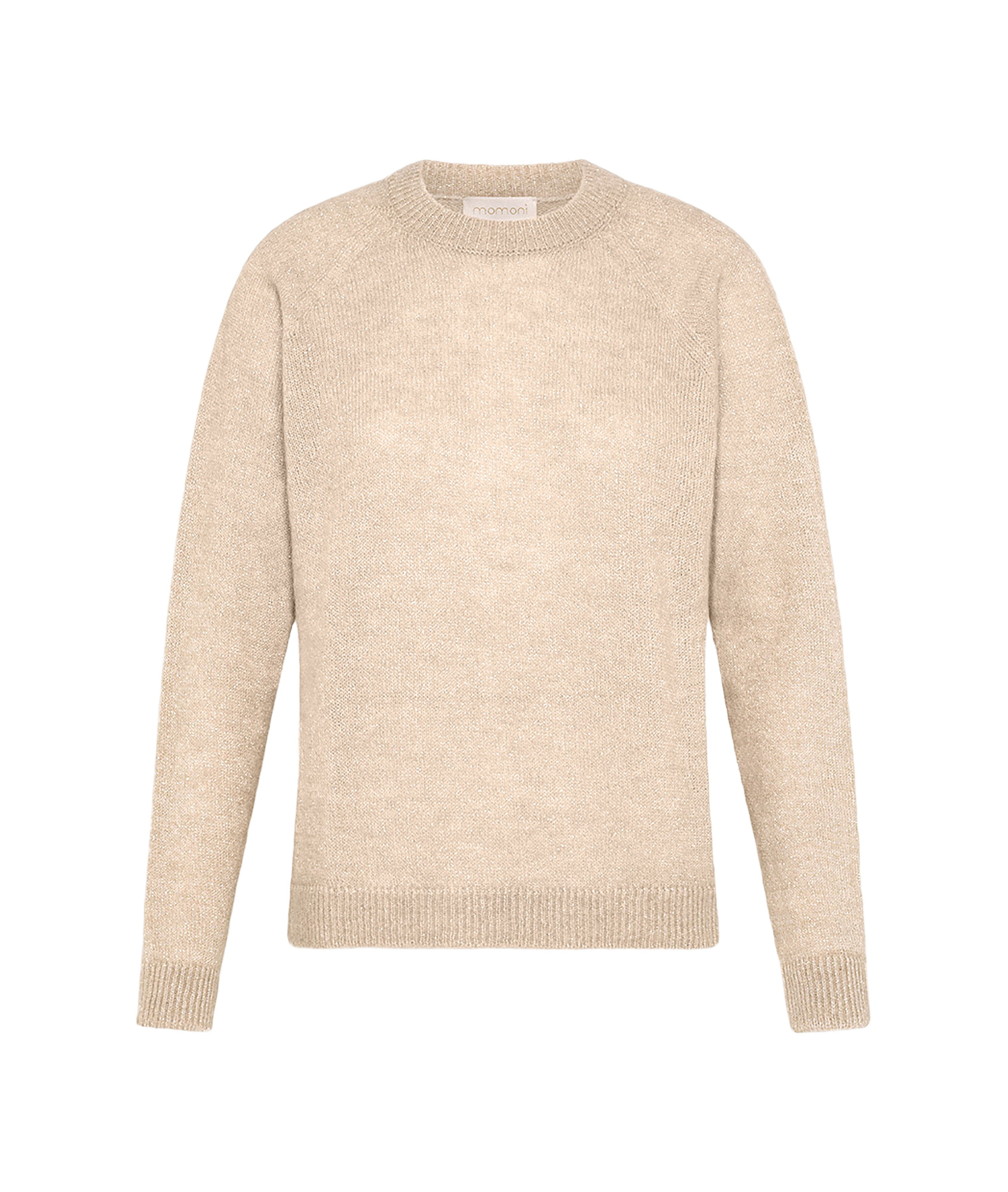 Shop Momoní Kyo Round Neck Sweater In Nude