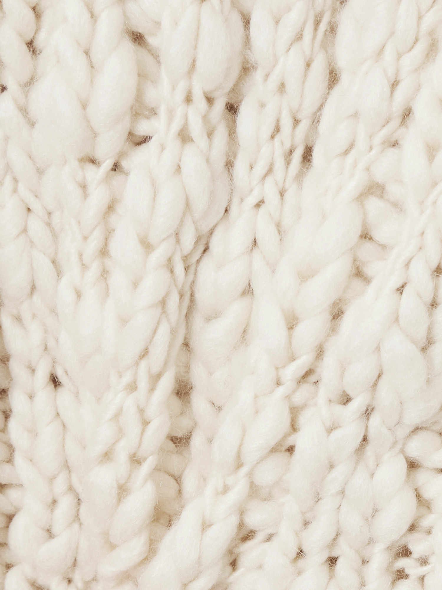 Chloé Rib Turtleneck Sweater In White