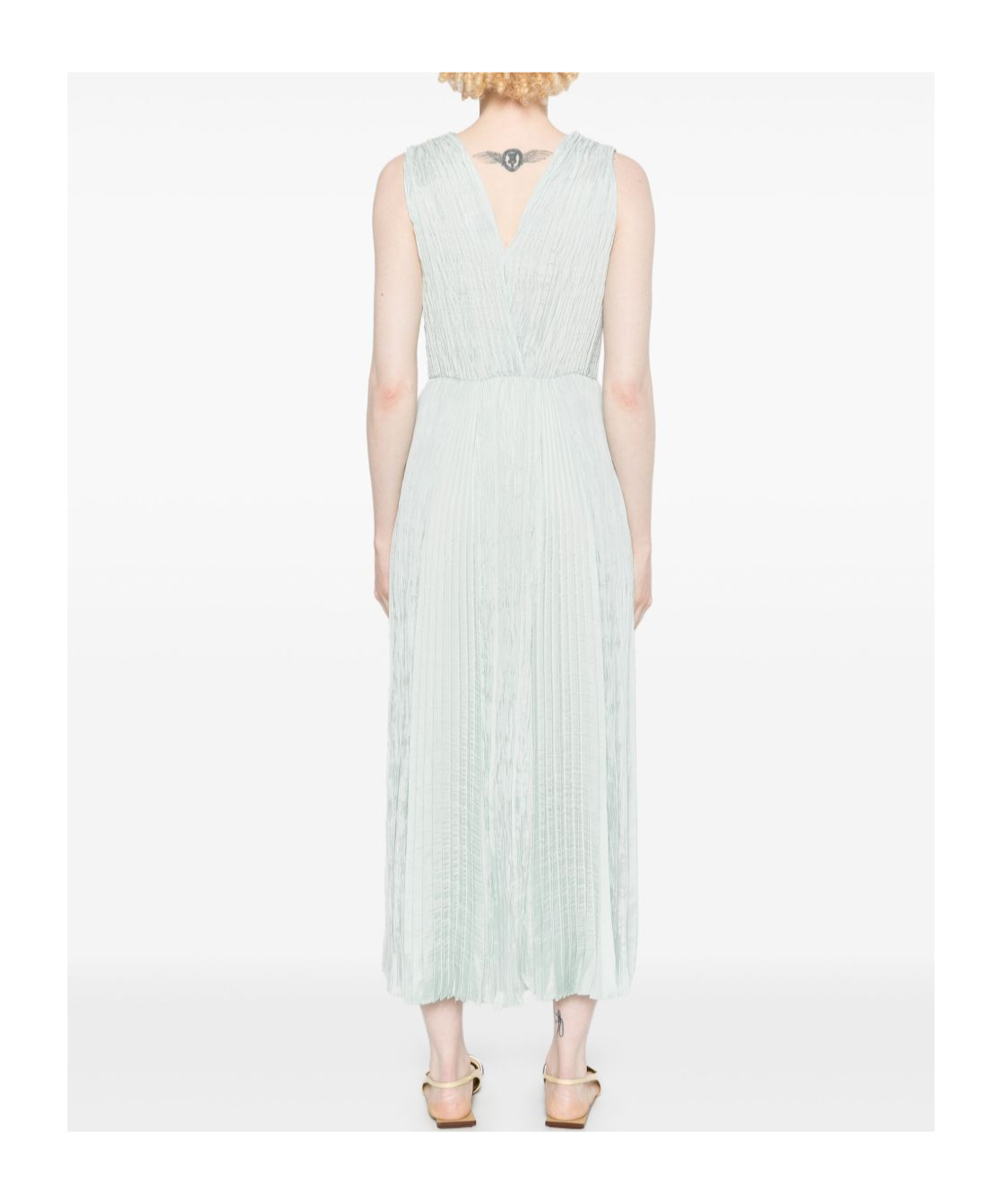 Shop Forte Forte Pleated Midi Dress