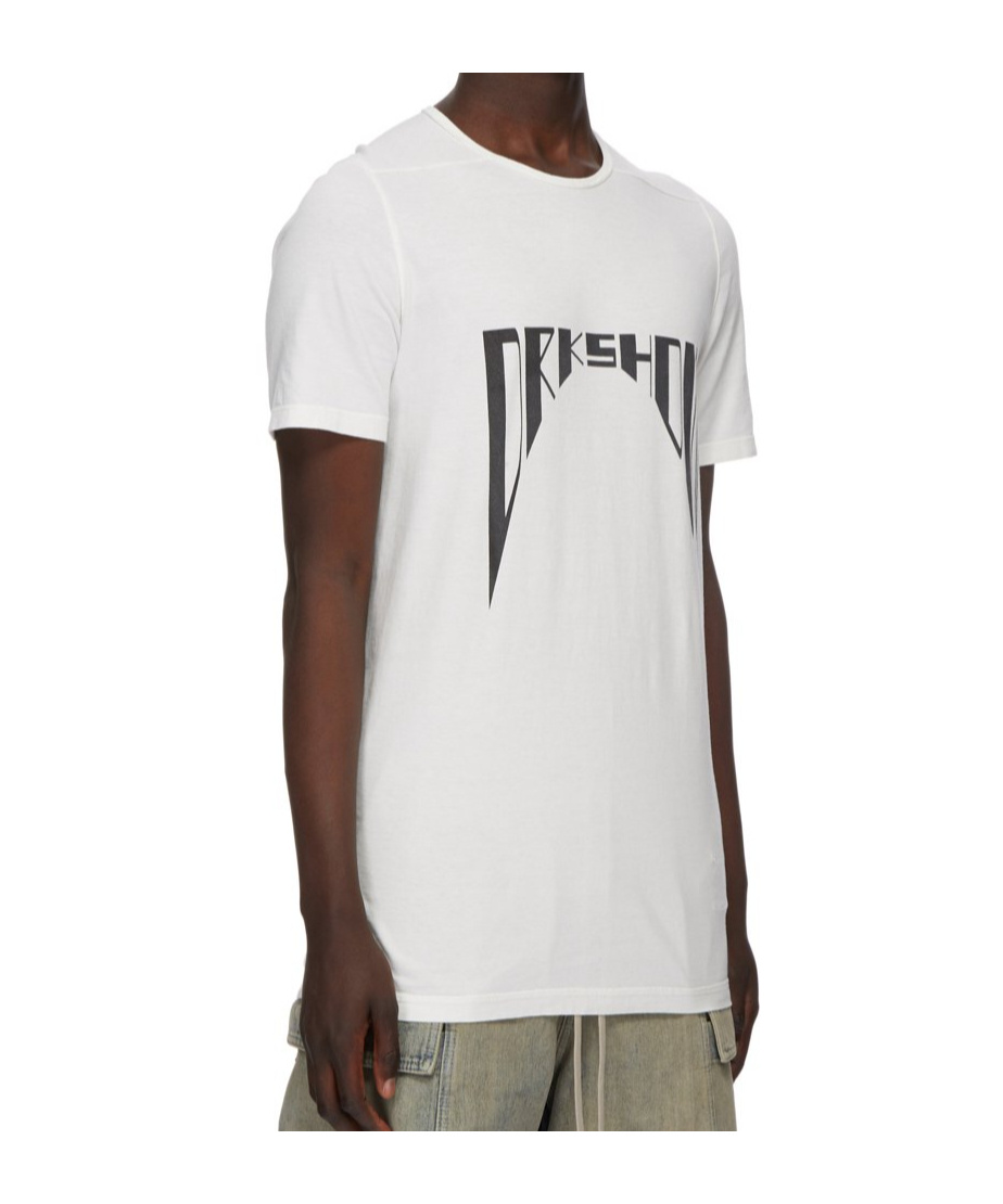 Rick Owens Drkshdw Drkshdw By Rick Owens Bold Graphic Print Oversized T-shirt In White