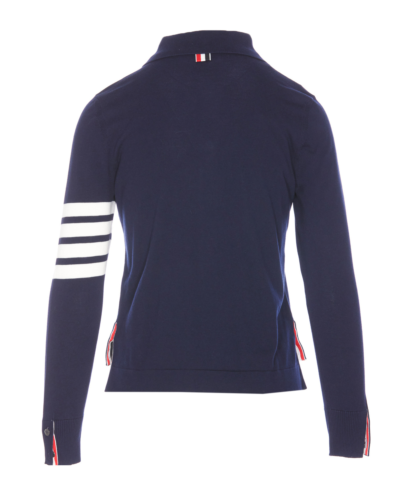 Thom Browne Long-sleeved Sweater In Black