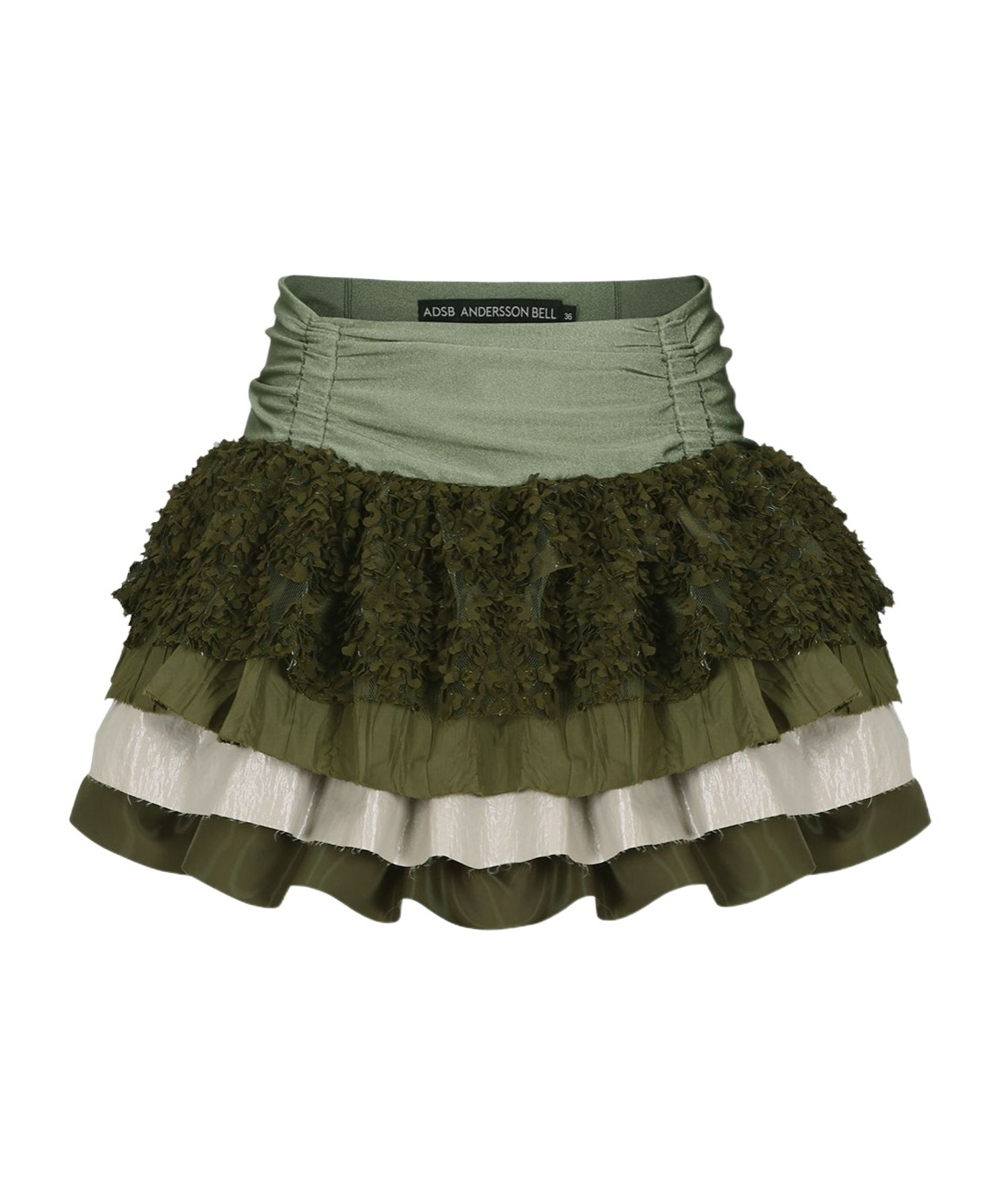 Andersson Bell Green Micro Tutu Miniskirt In Green