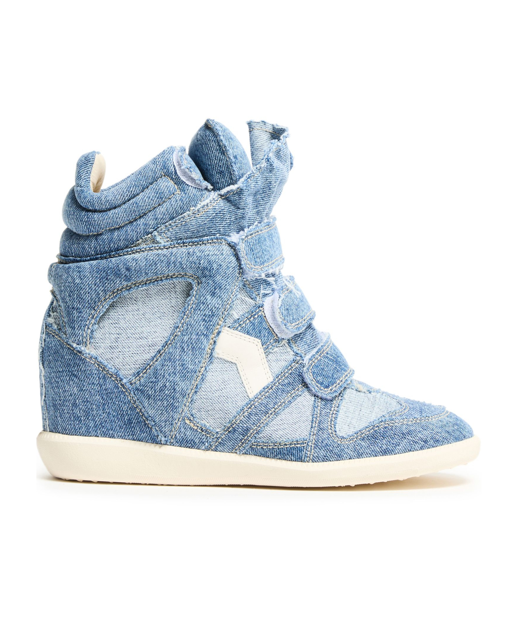 Shop Isabel Marant Round Toe High Top Casual Shoes In Blue