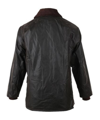 Barbour Bedale Wax Jacket Rustic In Black