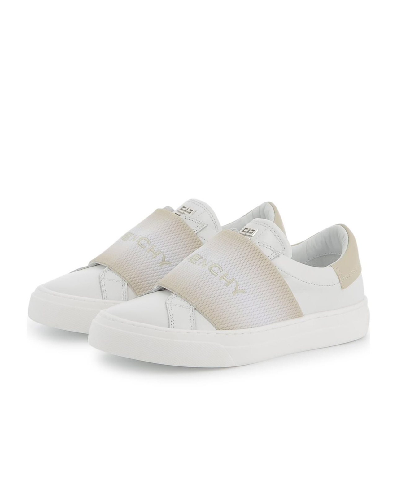 Givenchy Logo-embroidered Sneakers In White