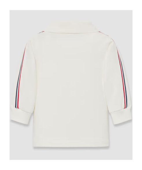 Moncler Logo-patch Polo Shirt In White