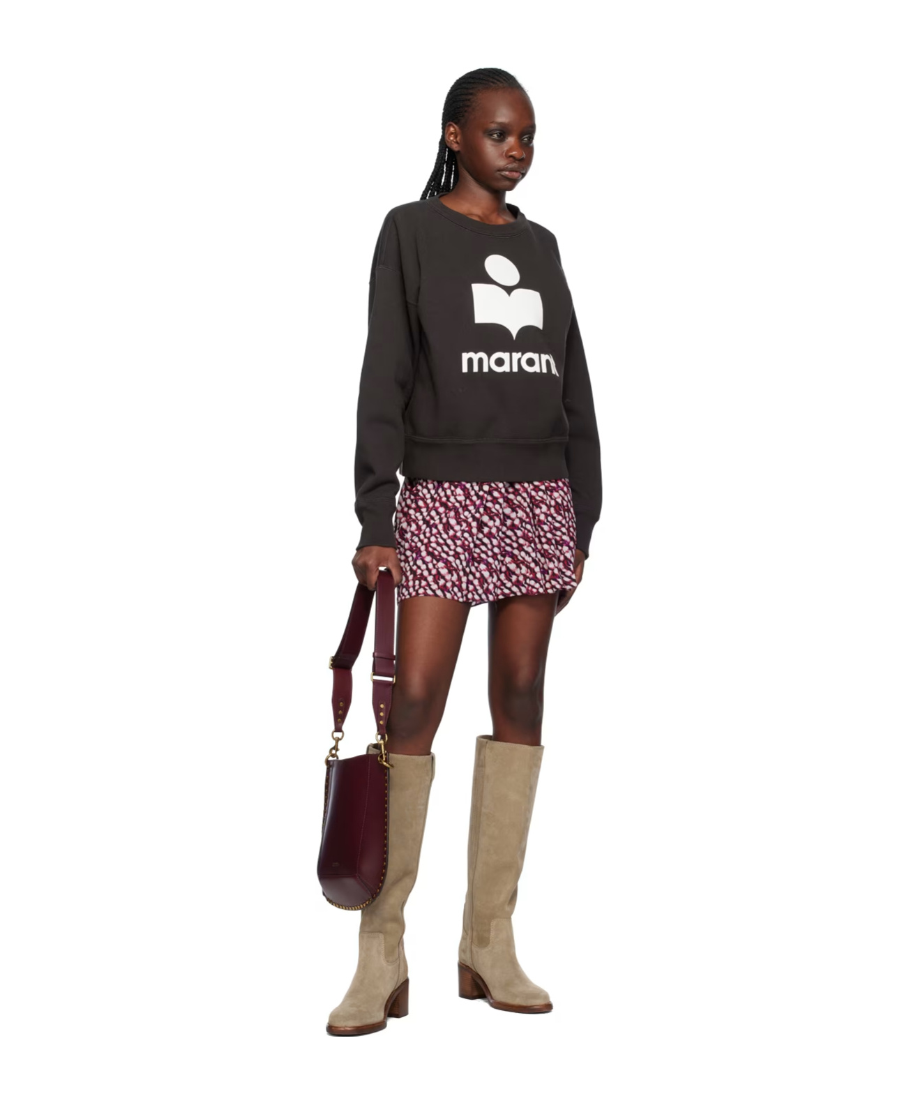 Isabel Marant Étoile Pattern Printed Skirt In Red