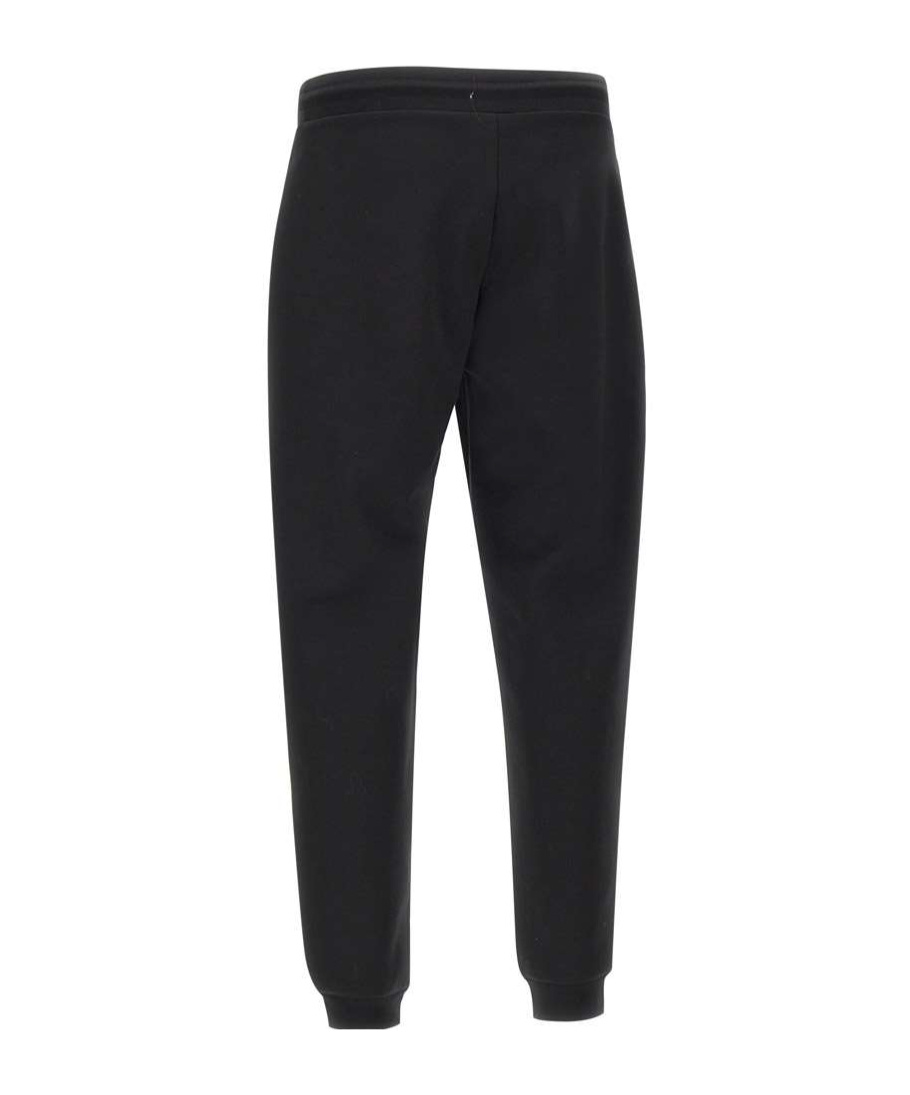 Ea7 Elastic Waist Sweatpants In Black