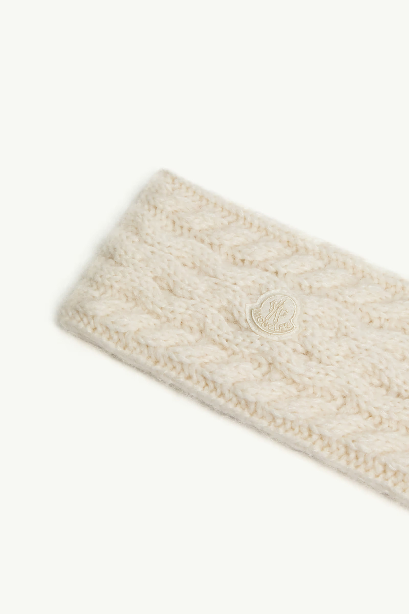 Moncler Alpaca Blend Headband In Neutral