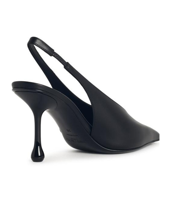 Jimmy Choo Leather Pointed Toe Sling Back Stiletto In Multi